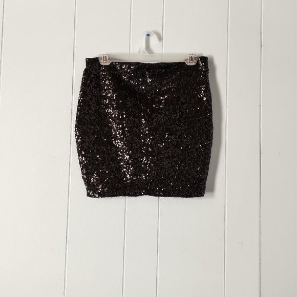 Revamped by Sirens Sequin Mini Skirt - Picture 3 of 5